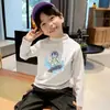 Ropa Interior Térmica de Forro Polar con Cuello Medio para Niños Otoño/Invierno Ropa Interior Casual para Bebé Ropa de Otoño Camiseta Versátil de Manga Larga para Niños
