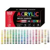 Marcadores de Acrílico Líquido Directo Transfronterizos, 408 Colores, Marcadores de Punta Suave para Pintura DIY y Graffiti Artístico