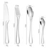 Fonte: fabricantes, aço inoxidável, cabo oco, faca e garfo, colher, ponto, ins, Vento, Western steak faca e garfo 4 peças de mesa