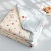 Colcha de Verano de Algodón de Xinjiang Jie Liya con Bordes Ensanchados, Algodón Lavado, Estampado de Dibujos Animados, Algodón Transpirable y Absorbente de Humedad para Aire Acondicionado