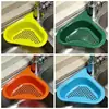 Cesta de Drenagem Criativa em Forma de Cisne Cesta Filtro para Pia de Cozinha Cesta Suspensa para Lavar Vegetais Bacia de Drenagem de Plástico Cesta de Armazenamento Doméstica