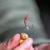 Pieza Deflectora Yoto para Pesca de Carpa Europea, Pieza Deflectora Imitación Gusano Rojo, Señuelo para Carpa, Cebo Falso, Accesorios para Cebo Blando, Pesca Transfronteriza
