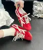 Aumento de Altura Interna 4cm Estilo Americano Retrô Versátil Moda Tênis de Treino Alemão Feminino Primavera e Verão Versátil Solado Macio Tênis Esportivo para Corrida Feminino