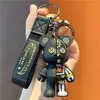 Chaveiro Mecânico Criativo Semi-Anatômico de Urso Anti-Perda Personalidade Tendência Brinquedo para Carro Bolsa Chaveiro Pequeno Presente Atacado