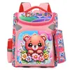 Mochila Transfronteiriça Mochila Escolar Estudante Novo Desenho Animado Conjunto de Duas Peças Mochila Infantil de Casca Dura Desenho Animado para Anos 3-6