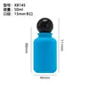 Botella de Perfume Aterciopelada 50ml Transparente Pequeña Botella Rellenable Procesamiento Personalizado Botella de Vidrio Venta al por Mayor Tapa de Perfume Aterciopelada