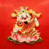 Imán de Nevera de Personaje de Ópera de Metal Maquillaje Facial de la Ópera de Pekín Imán de Souvenir Cultural y Creativo Mu Guiying Guan Yu Yang Guifei Succión Magnética
