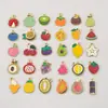 Colgantes pequeños de aleación estilo mixto, con efecto de goteo de aceite, serie de frutas: fresas, piñas y varios otros diseños para pulseras, collares y accesorios de joyería DIY