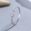 Anel de Estrela e Lua em Prata Esterlina 925 para Mulheres, Anel Aberto Personalizado de Estrela e Lua da Moda, Joia de Prata Simples e Leve Estilo Ins