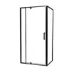 Cabina de Ducha Corredera de Acero Inoxidable Transfronteriza con Bisagra de Apertura Plana Estable y Duradera, Mampara de Baño Hecha a Medida por Fabricante