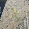 Ramo de Flores Tejidas a Mano con Lana Artificial Acabado Transfronterizo Flor de Ciruelo de Suelo Punteado Flor de Cuatro Hilos Floristería Decorativa Flor al por Mayor