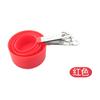 Conjunto de copo medidor colher medidora ferramenta de confeitaria cabo de aço inoxidável copo medidor de plástico colher medidora conjunto de 8 peças colher de tempero colher para leite em pó