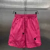 Nova Marca Moderna Moda Casual Conjunto de Verão Masculino e Feminino Simples Versátil Fino Respirável Camiseta e Shorts Conjunto de Duas Peças