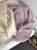Sudaderas de primavera y otoño para niños de estilo coreano, tops de otoño para bebés, camisetas básicas de color puro para niños, suaves y transpirables