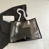 Bolsa Nova Estilo Verão 2025 Grande Capacidade Feminina Alta Qualidade Moda Bolsa de Ombro Bolsa Transparente de Gelatina Bolsa Tote de Moda