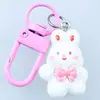 Hebilla de Puerta Capibala Trae Riqueza y Tesoro Gato Flor Cactus Llavero Lindo Colgante para Mochila Escolar Accesorios Accesorios de Bolsa Sorpresa