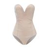Ropa Popular Transfronteriza Europea y Americana de Amazon para Mujer Terciopelo Dorado Sexy Top de Tubo Mono Versátil