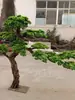 Bem-vindo Pinheiro Grande Decoração de Ornamentos para Paisagismo Interno/Externo Árvore Artificial Atacado Grandes Quantidades Árvore Podocarpus