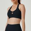 Conjunto Deportivo Europeo y Americano Transfronterizo, Camisola Elástica de Cintura Alta Levanta Glúteos para Mujer con Hermoso Diseño en la Espalda, Adecuado para Correr, Fitness y Yoga