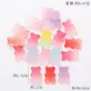 Coração de Goma Simulado Acessórios de Resina Cor de Doce Brincos Acessórios DIY Brinquedo de Comida Material para Presilha de Cabelo Decoração para Capa de Celular