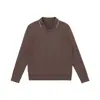 Ropa Vintage Yidao Otoño 2026 Nuevo Estilo Retro Americano Old Money Suéter de Punto Jersey Retorcido Jacquard Cuello Revuelto