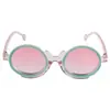 Nuevas Gafas de Sol Redondas de Color Macarrón para Niños y Niñas, Gafas de Sol de Moda para Viajar, Gafas de Color Caramelo