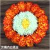 Suprimentos para coroa de flores de memorial de sacrifício varredura de túmulos e culto aos ancestrais cemitério plástico flor artificial crisântemo tamanho pequeno