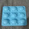 Limpeza Especial Silicone Pequeno Formato de Caranguejo Forma de Chocolate DIY Biscoito Cola de Pinça Frasco de Cera Forma de Açúcar