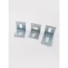 Soporte de Ángulo Galvanizado 90 Grados Pieza de Fijación de Ángulo Recto Conector de Hierro Angular en Forma de L Soldado 30/40/50 Parte de Colgado en Seco para Mármol