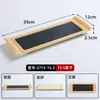 Chaozhou Hotpot de Carne Bovina Prato de Carne Bovina Fresca Cortada Prato Longo em Formato de Barco Feito de Material de Melamina com Padrão de Madeira Imitada para Hotpot Estilo Montanha