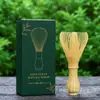 Batidor de matcha de plástico original, batidor de té de resina fácil de limpiar, adecuado para uso doméstico y comercial, juego de caja de regalo de cepillo de matcha