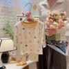 7A Antibacteriano Primavera y Otoño Nuevo Conjunto de Ropa Interior para Niños Niños y Niñas Dibujos Animados Ropa de Casa Mayoreo