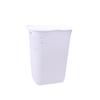 Cesta de vime multifuncional doméstica com tampa Cesta de armazenamento de plástico de comércio exterior Cesta de roupa suja Cesta de tecido Cesta de roupas sujas Atacado