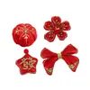 Accesorios Pequeños Rojos Festivos de Año Nuevo y Festival de Primavera, Decoraciones, Haworthias Confitadas, Petardos, Lazos, Caballos de la Suerte Artículos de Atmósfera Festiva Venta al Por Mayor