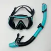 Gafas de Buceo Transfronterizas para Adultos, Máscara de Snorkel Antivaho de Alta Definición, Set de Snorkel Completamente Seco, Máscara de Snorkel Amazon