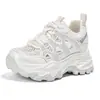 Zapatos Deportivos para Mujer 2026 Modelo Nuevo, Zapatos Transpirables de Verano para Correr, Zapatos de Papá Gruesos con Huecos y Pedrería para Mujer