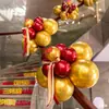Decoración Barandilla Escalera Boda Gama Alta Casa Nueva Lejos Globo Arreglo Romántico Traje Pasillo Flores Lejos Escalera Mecánica
