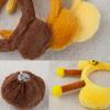 Diadema de Cabeza de Oso Winnie the Pooh Diadema de Felpa para Lavado Facial Orejas de Oso Amarillo de Dibujos Animados Animal Halloween Winnie the Pooh