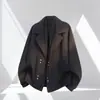 Conjunto de Dos Piezas para Hombre: Chaqueta de Traje y Pantalones de Pierna Recta, Nuevo Conjunto Casual Holgado de Marca de Moda