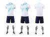 Traje de Futebol Novo DIY Masculino Verão Manga Curta Infantil Pai-Filho Traje de Corrida Respirável Secagem Rápida Traje de Competição Impressão