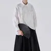 Otoño e Invierno 2025 Ropa Nueva Transfronteriza para Hombre Jacquard Chino Traje Tang Estilo Chino Talla Grande Botón de Moda Camisa de Hombre Hanfu
