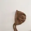 Chapéu de Bebê Coreano Qiunan Inverno Novo Estilo Cereja Moda Chapéu com Proteção para Ouvido de Bebê Chapéu de Tricô Infantil Chapéu de Lã