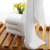 Toallas Blancas Desechables al por Mayor Sauna Baño de Pies Microfibra Tejido de Punto Warp Toallas Blancas Belleza Baño de Pies Sauna
