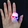 Anillo Luminoso de Halloween Festival de Fantasmas Juguete para Niños Anillo de Murciélago de Plástico LED Anillo de Luz de Calavera Calabaza
