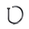 Piercings de Nariz Transfronteiriços, Piercings de Lábio, Piercings de Orelha, Argolas de Nariz de Aço Inoxidável em Forma de D, Joias para Piercing Corporal, Piercing DIY Estilo Punk Europeu e Americano