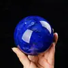 Jiu Ruiya Bola de Cristal Derretida Ornamento Bola Redonda Azul Matriz de Sete Estrelas Feng Shui Decoração de Casa e Escritório Fabricante Personalização