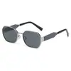 Nuevas Gafas de Sol para Mujer de Marco Pequeño y Pierna Ancha Gafas de Moda con Personalidad Europea y Americana Gafas de Sol para Mujer Gafas de Sol Hot Girl