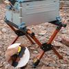 Estante para Cubo de Hielo de Camping al Aire Libre Aleación de Aluminio Ajustable Caja Aislada Estante Conveniente Plegable Estilo Camping Estante de Almacenamiento Estante para Cubo