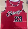 Spot Bulls Bulls #23 Camisa Jordan Logo Final Logo Champion Uniforme de Basquete Bordado Retro