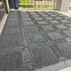 Tapetes Modulares Interconectables Comerciales Alfombra para Entrada de Centro Comercial Grande Hotel PVC Absorción de Agua Eliminación de Polvo Antideslizante Tapetes para Pies 30*30